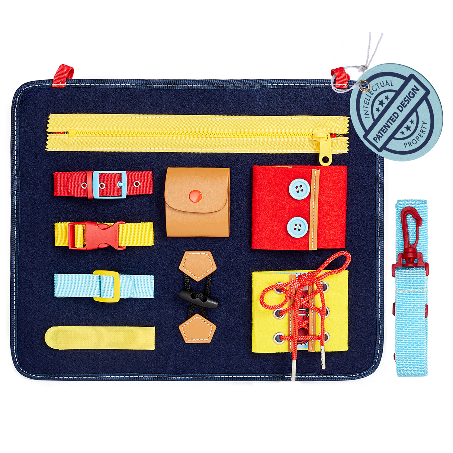 Busy Board for Toddlers - Basic Skills - La-la-llama – La-La-Llama Toys